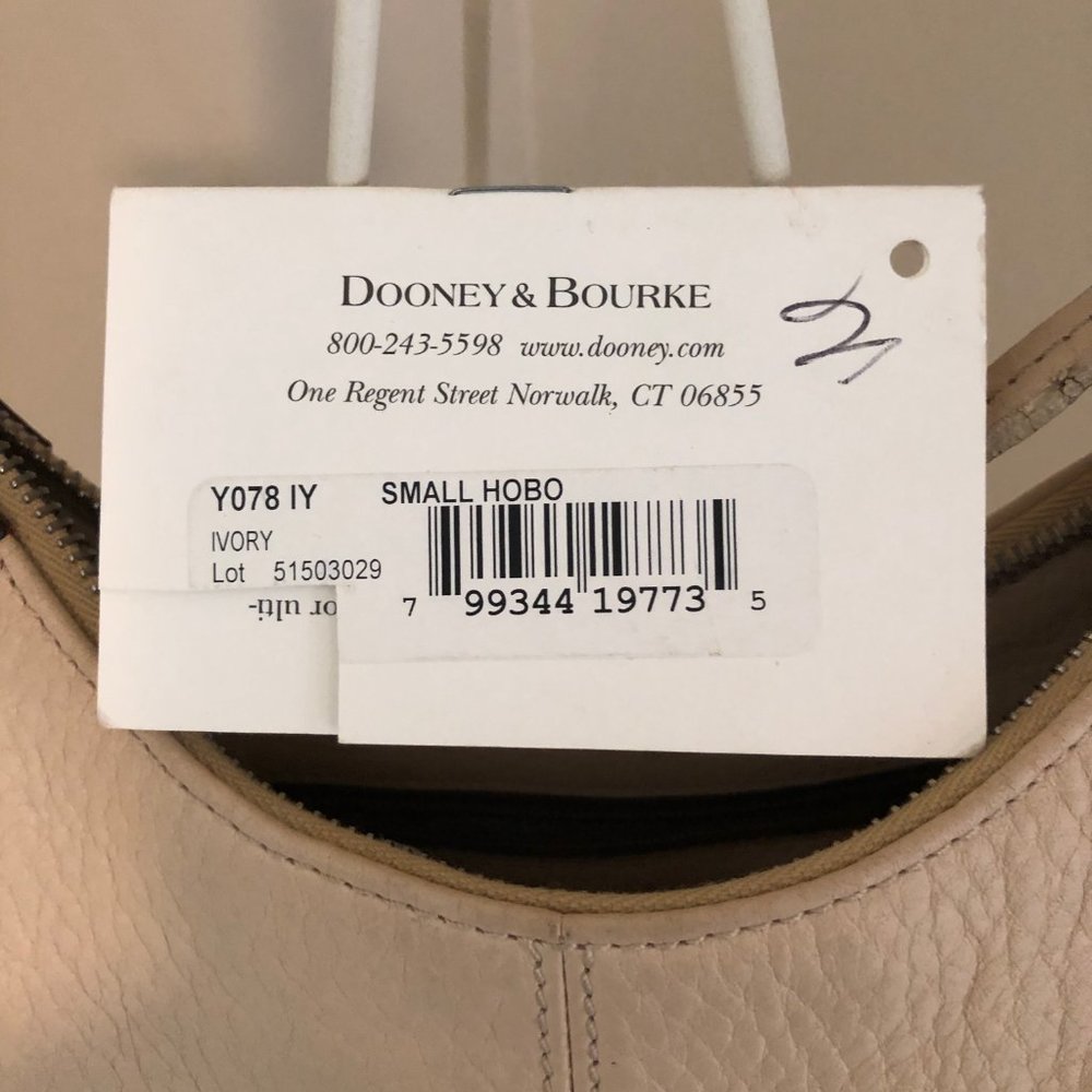*HP* Dooney & Bourke Pebble Grain Leather Hobo Handbag - Picture 10 of 10